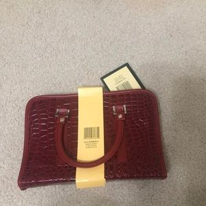 Gigi Chantal Ruby Faux Alligator Book Cover